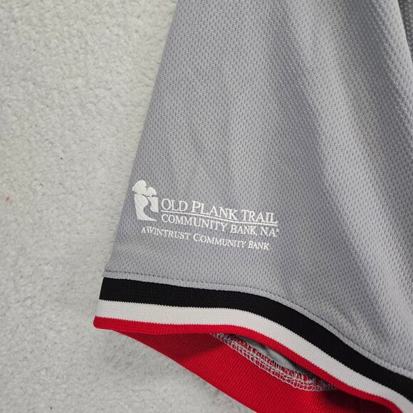 Chicago White Sox Jersey Mens X-Large Majestic Gray V Neck Heat Transfer Logo - Picture 8 of 11